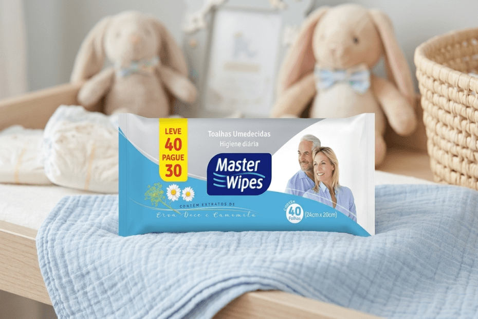 Descubra o KIT TOALHA UMEDECIDA MASTER WIPES ADULTO