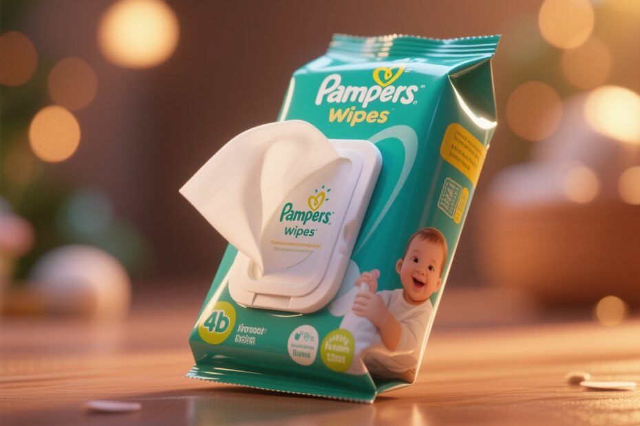 Descubra os Lenços Umedecidos Pampers com Aloe Vera!