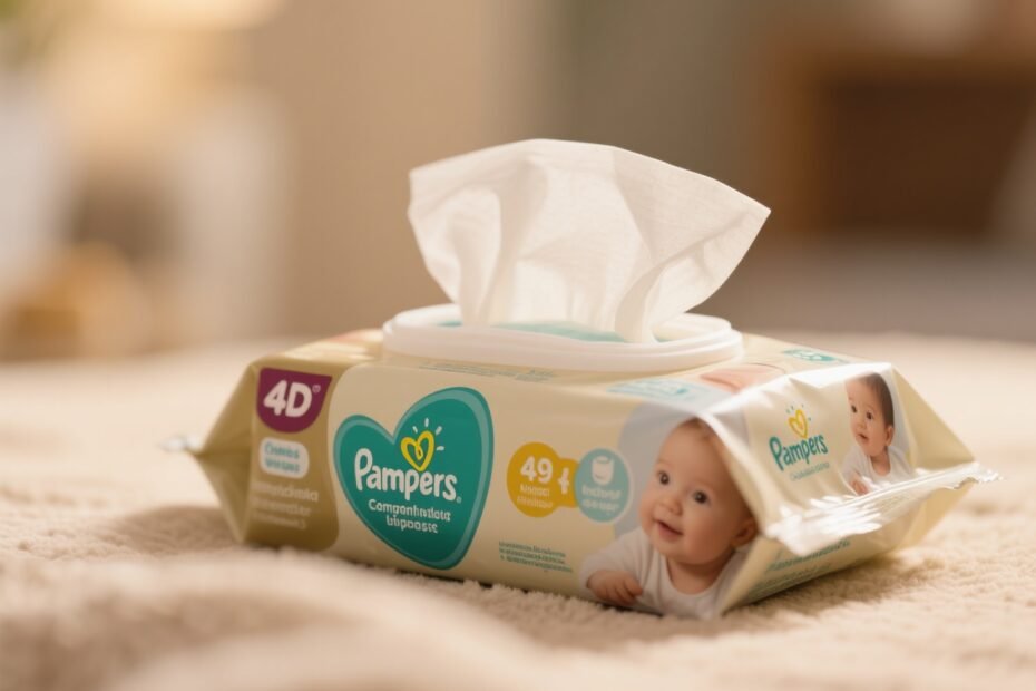 Descubra os Pampers Lenços Umedecidos para Bebês
