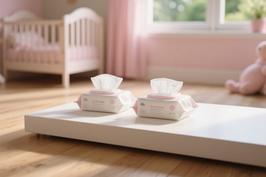 Kit Toalha Umedecida Hora Da Troca Conforto e Praticidade