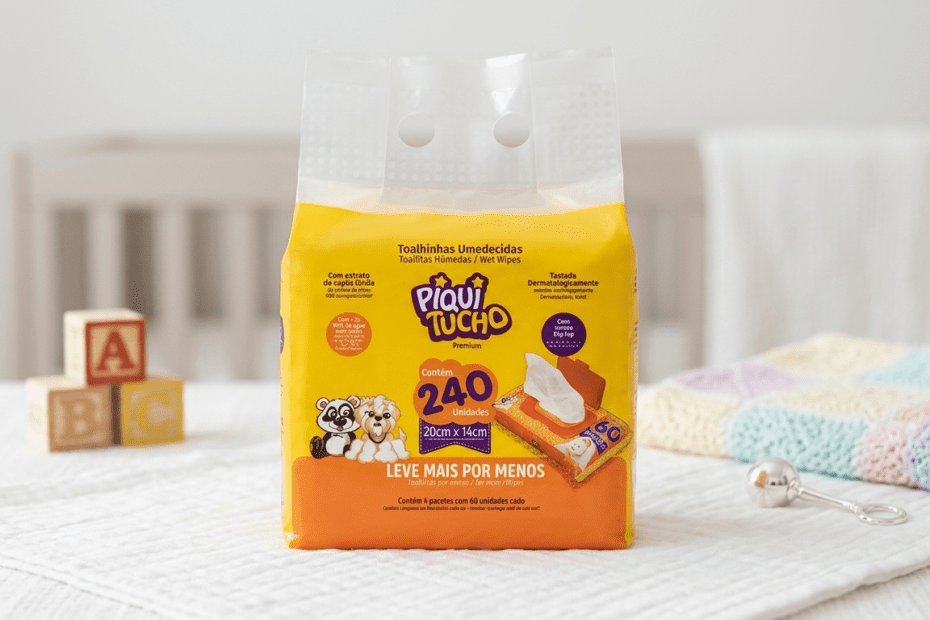 Piquitucho Toalhas Umedecidas