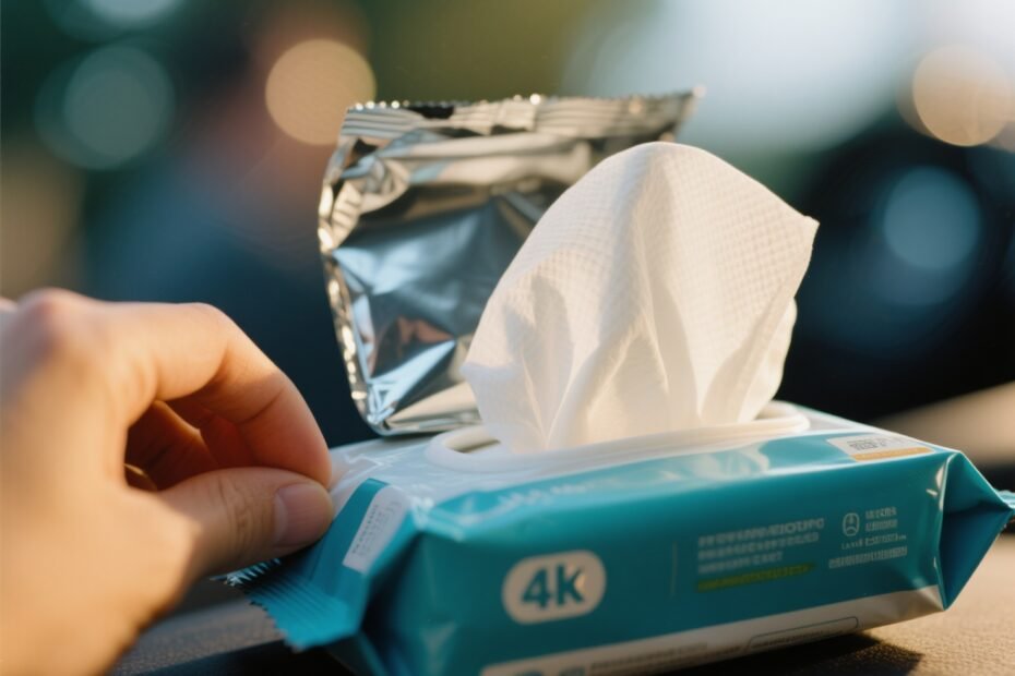 Lenço Umedecido Álcool 70% Proteção Eficaz Para Mães