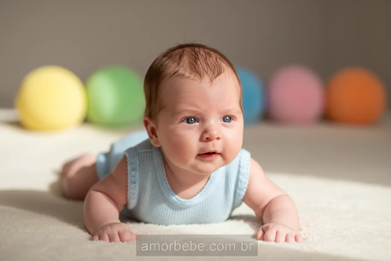 Bebê Explorando Seus Sentidos Desenvolvimento do bebê no primeiro mês, explorando movimentos