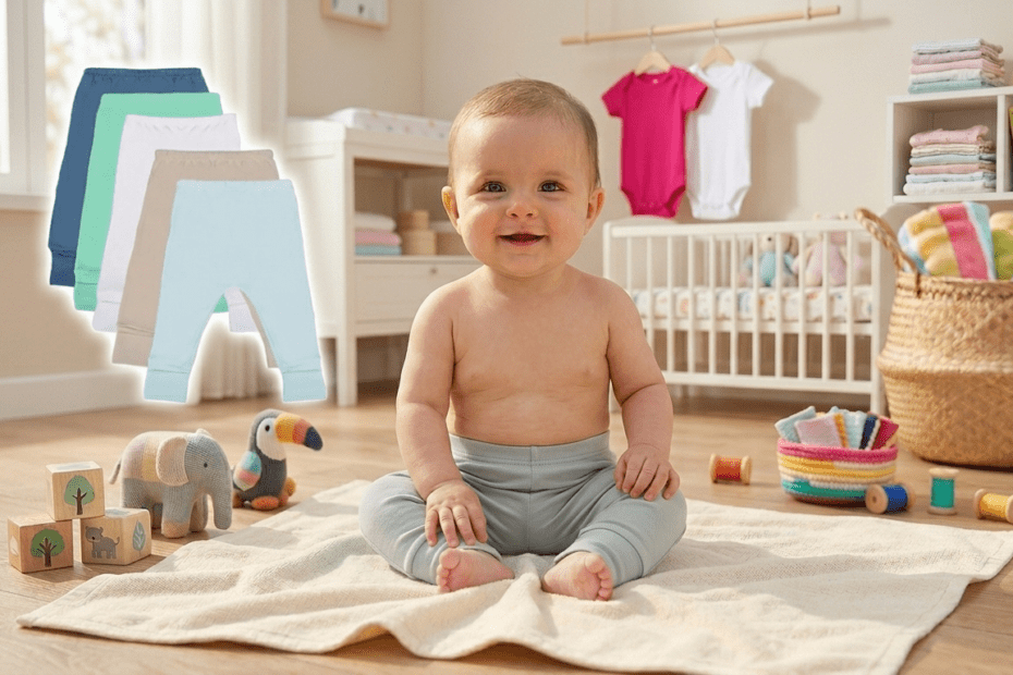 Calça Mijão Bebê Kit 5 Peças