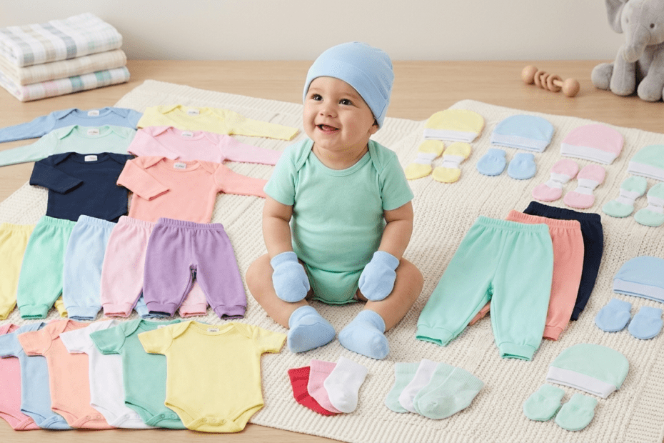 Kit 15 Peças Body Mijão Touca Luva e Meia