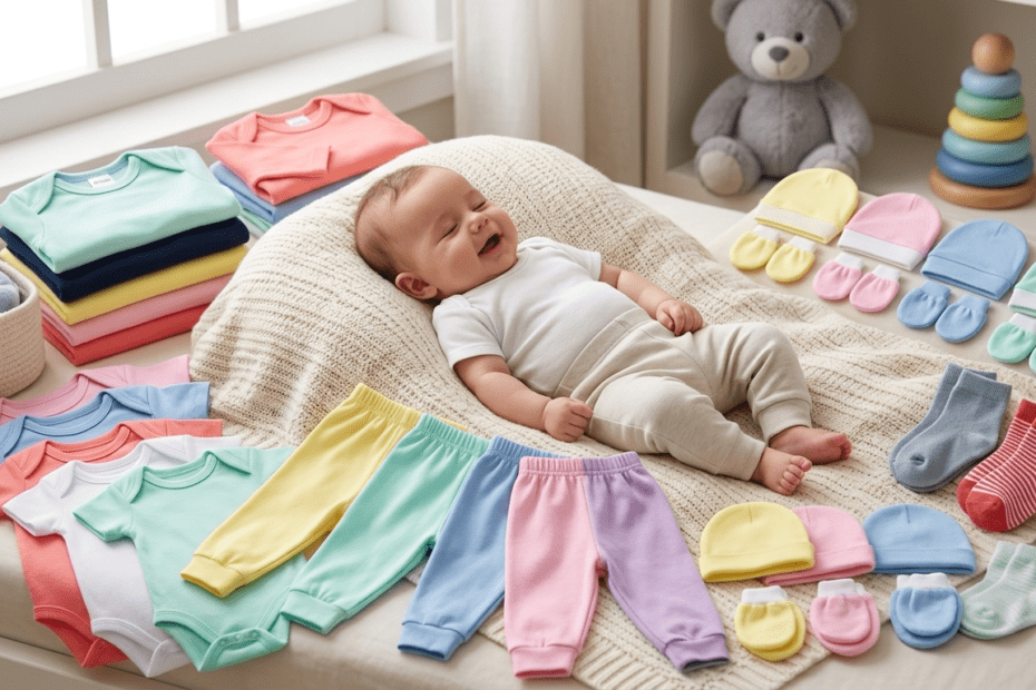 Kit 15 Peças Body Mijão Touca Luva e Meia