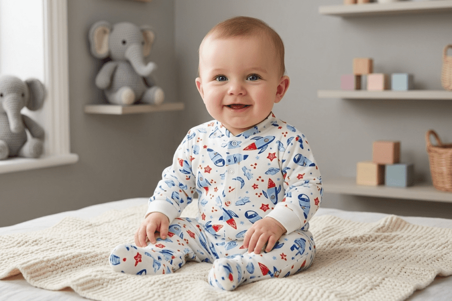 Kit 5 Macacão Para Bebês Menino Estampado