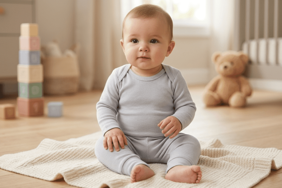 Kit Bebê Body e Calça Branco Liso Básico