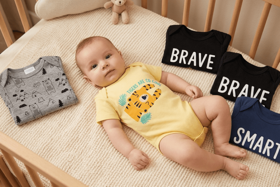 Kit Body Infantil Estampado