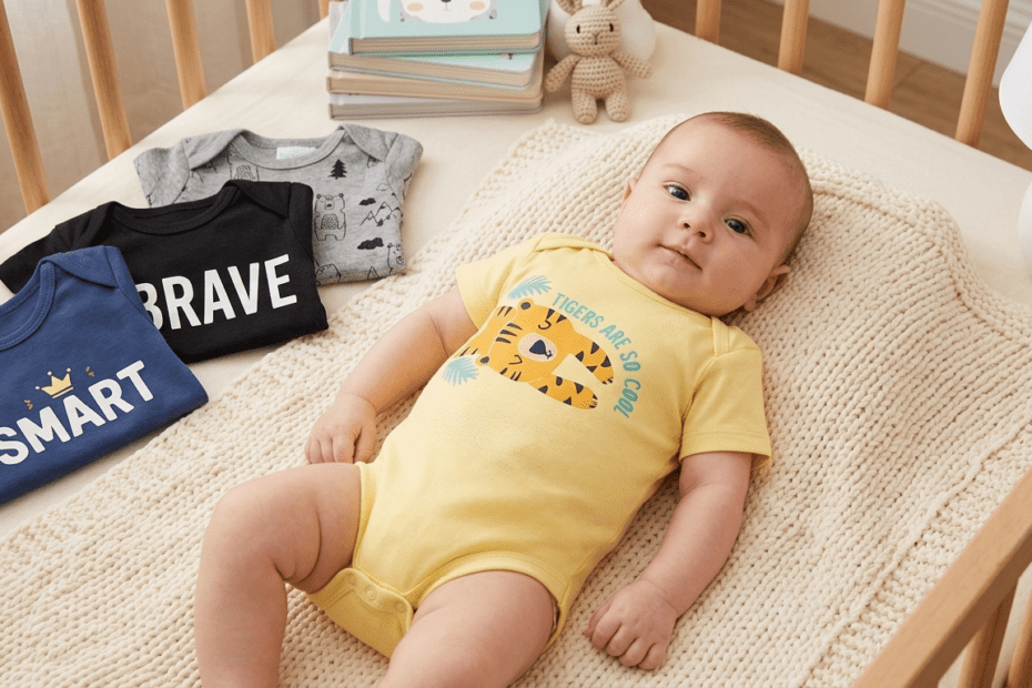 Kit Body Manga Curta Bebê