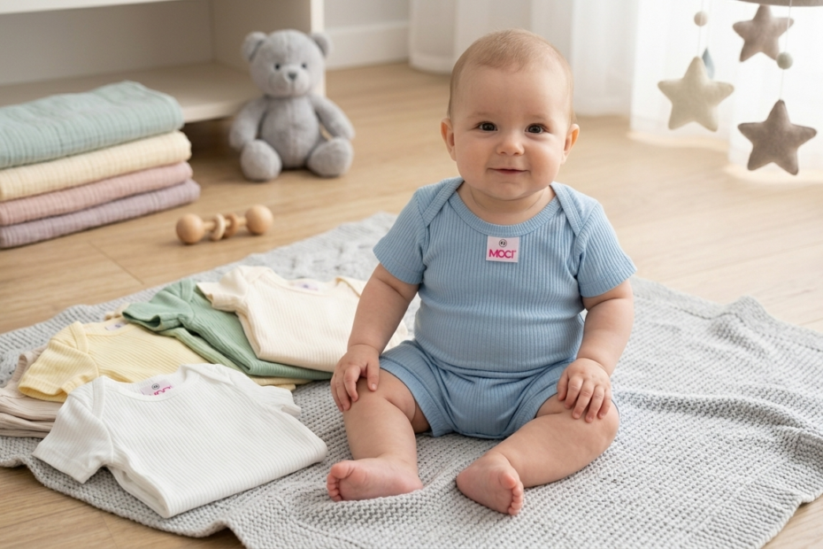 Kit Conjunto Body Short Tapa Fralda Bebê