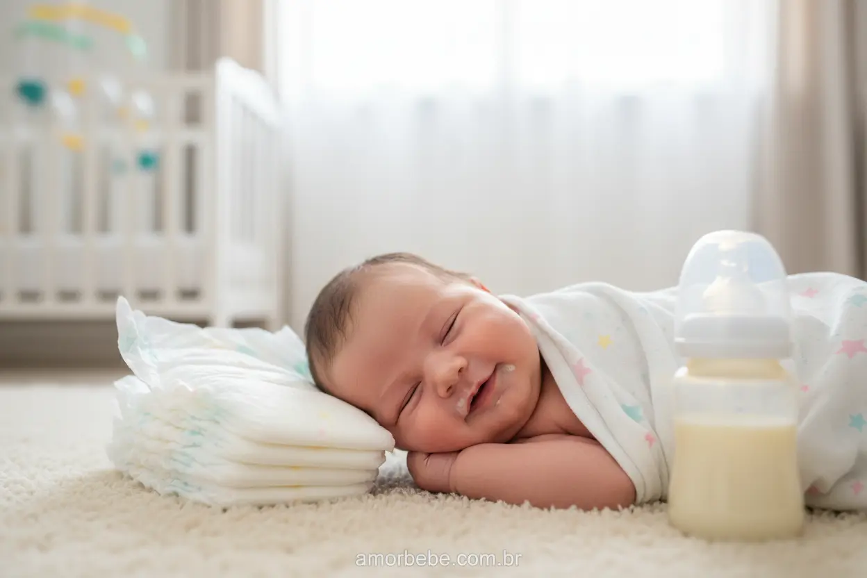 Sinais de que o bebê mamou o suficiente
