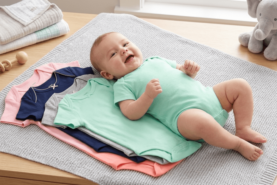 Body Pacote com 6 body sem mangas Simple para Bebê