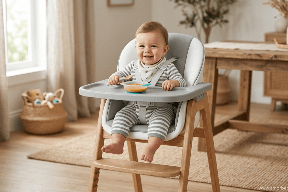 Cadeira de alimentação para bebê